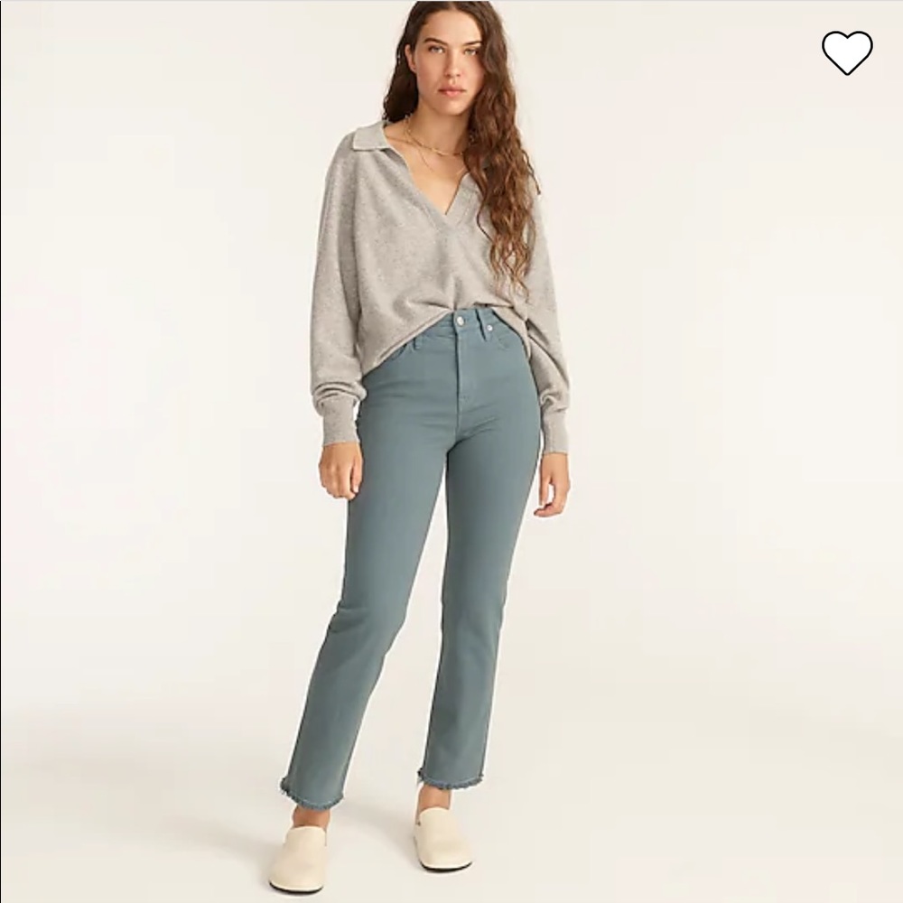 High-rise garment-dyed '90s classic straight jean